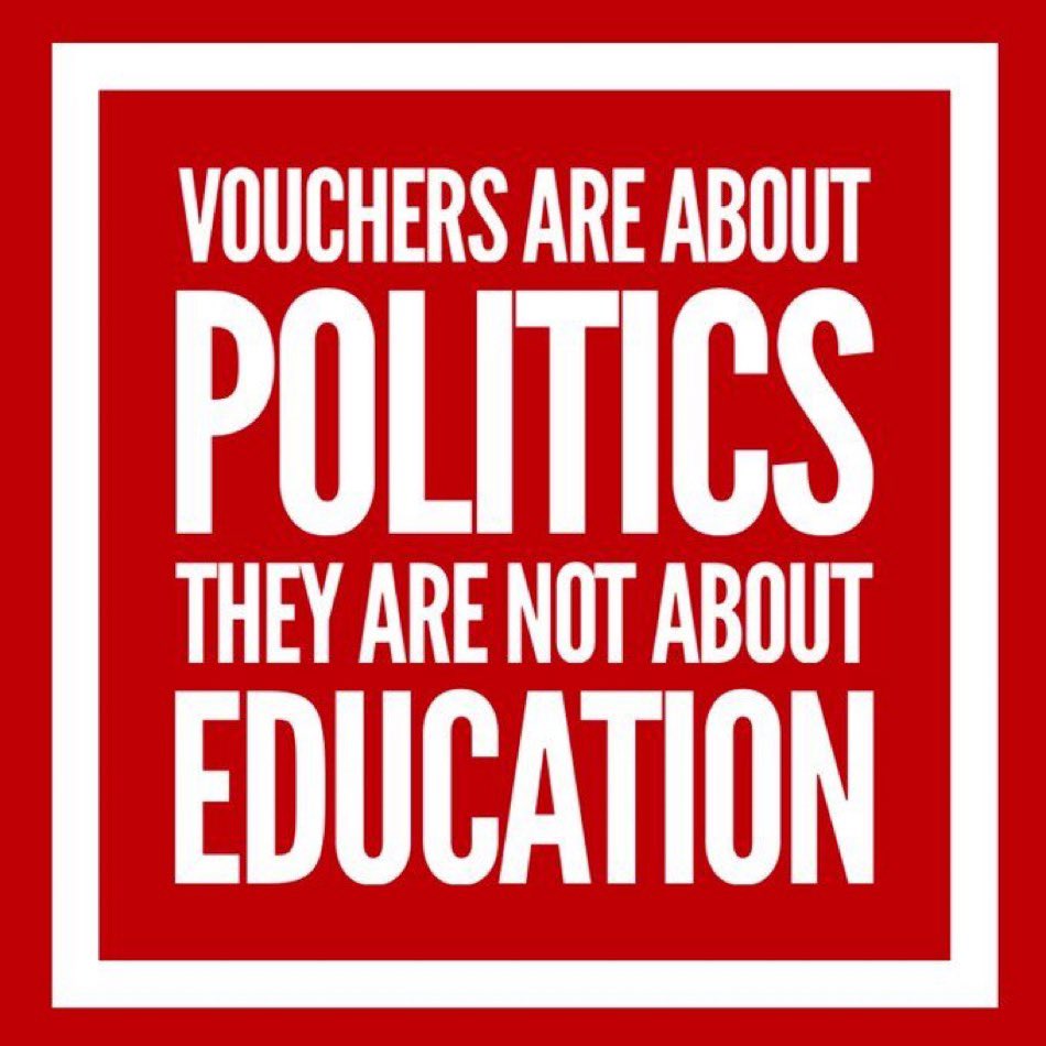 Everyone—especially #txlege House members—need to know the voucher push is for one reason & one reason only: @GregAbbott_TX’s political ambition. Not about kids. Nor about parents. Not about Texas. Him. Your State Rep can vote with Abbott or with you. But not both. #txed
