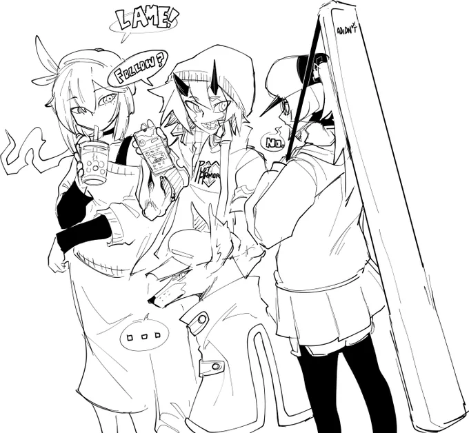 Old ass doodle I just found while cleaning up some files.
Meddling kids and their dog 
