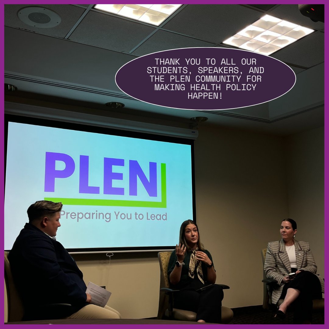 PLEN's Health Policy Seminar has officially wrapped up, and what an incredible experience it has been! Thank you to our students, speakers, and everyone in the PLEN Community who participated and made it a success. Stay tuned for more updates from PLEN!