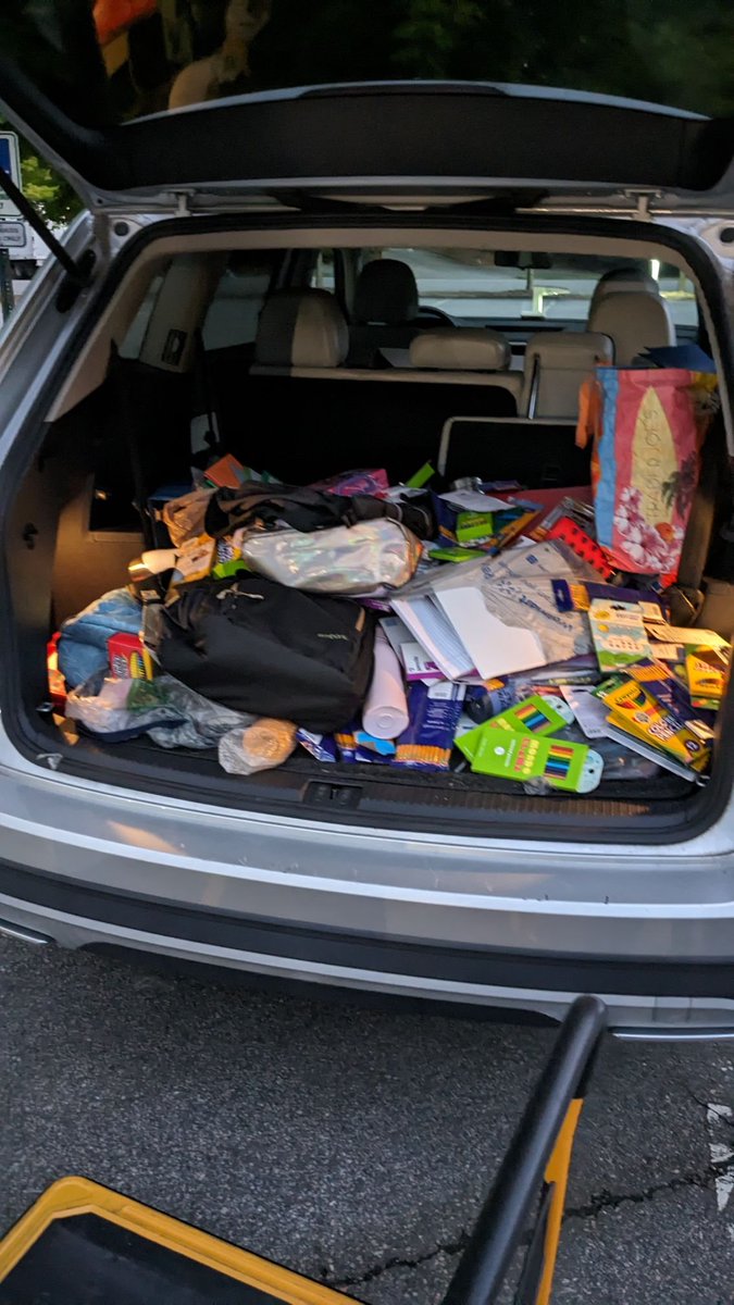 trianglerefugee's tweet photo. We're thrilled to announce the end of our 2023 school supply drive!

With your help, we collected more than $5,000 in school supplies-double last year's total. These will help more than 80 NC refugees get the education they deserve.

Thank you so much-the Triangle is so generous! https://t.co/R7qtIsqhSV