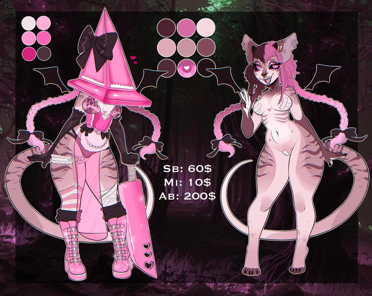 flaemzzart's tweet photo. Pyramid head adopt! - sb was already placed

Sb: 60$
Mi: 10$
Ab: 200$ - earn 30% discount in any type of commi from me (no time limit and for any character - one use only) 

Shares and comments are really appreciated!! 💗 https://t.co/N35qDuphyz