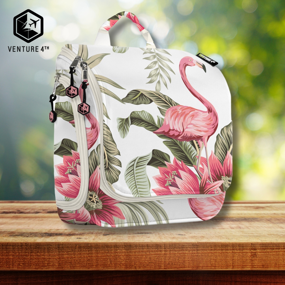 venture_4th's tweet photo. Stay organized on the go with VENTURE 4TH's spacious new toiletry bags! Tap this link to check the Flamingo design: https://t.co/fMTwcL810w

🦩Fun fact: It takes flamingos about three years to get their pink and red feathers.

#organizemakeup #toiletrybag #travelgear https://t.co/4qi84ybkPb