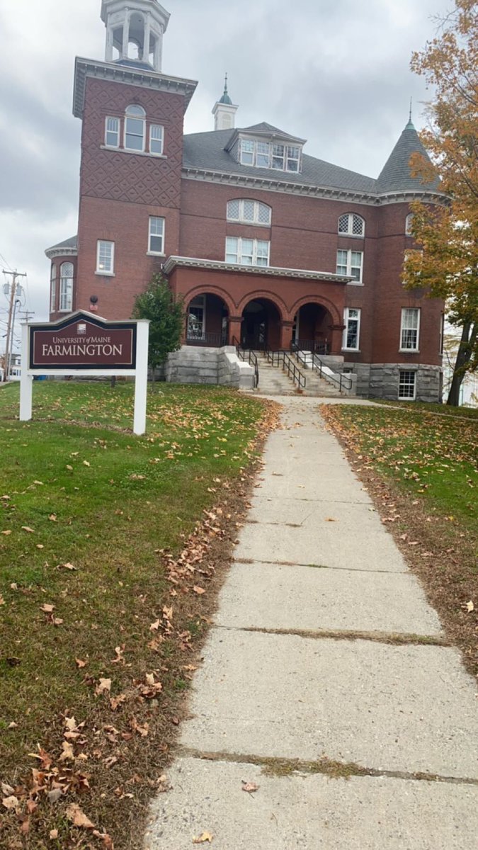 Thank you <a href="/samleal11/">Sam Leal</a> for having me on a visit today at UMF. Beautiful Campus with a good culture! <a href="/umfmbb/">Maine-Farmington Men's Basketball</a> #D3 #NAC