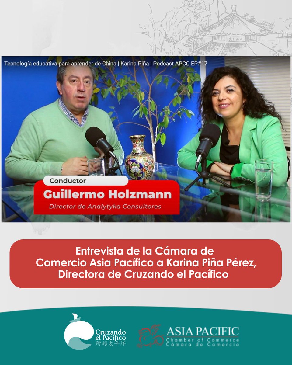 Agradecemos a <a href="/APCC_Chamber/">Asia Pacific Chamber of Commerce (APCC)</a> para compartir lo importante que es la educación sobre China. Llevamos 20 años con el equipo de <a href="/CruPacifico/">Cruzando el Pacífico</a>  tocando puertas para que aprendamos de China de forma universal youtube.com/watch?v=WDoQ9I…
