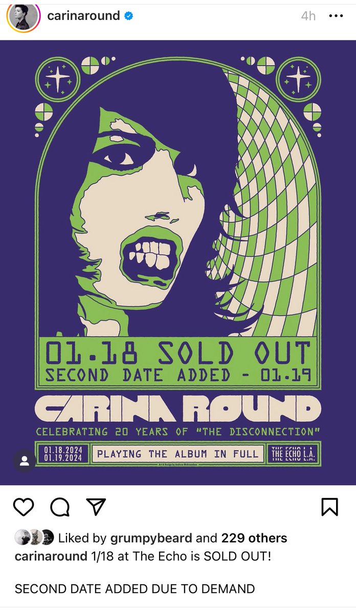 @carinaround 2nd night added. This makes me happy 😊