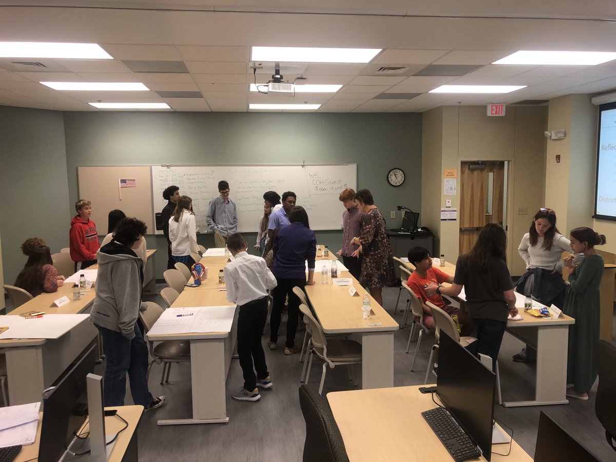 Steve_Basnight's tweet image. It’s Superintendent’s Student Advisory Council Day. @Daretolearn_DCS District staff get to listen to &amp;amp; work with student representatives from each of our Middle &amp;amp; High Schools. Their perspectives &amp;amp; insights are incredible!
#increasestudentlearning
#TargetedPurposefulSpecific