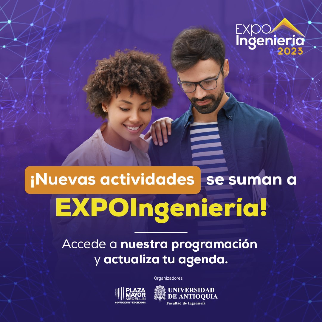 expo_ingenieria's tweet photo. 🚀"¡Nuevas actualizaciones en la agenda de #EXPOIngeniería2023! 
🌟 Más conferencias y oportunidades. Consulta y asegura tu lugar en las sesiones que te inspiran. 
¡Ingresa e inscríbete ya! 🌐https://t.co/tqvOPwfPw3 https://t.co/GqdTuyClYZ