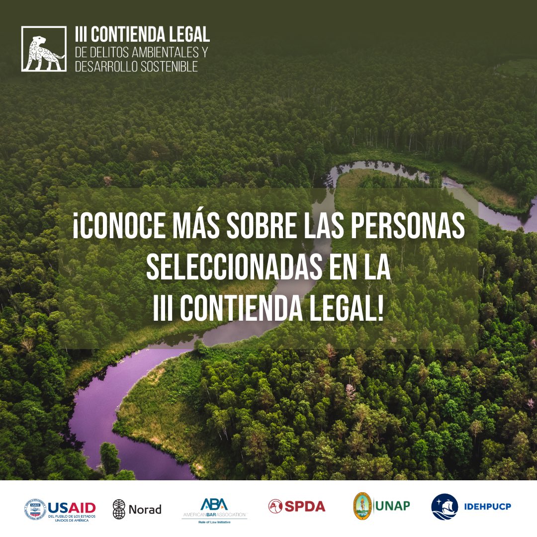 III Contienda Legal de Delitos Ambientales tweet media