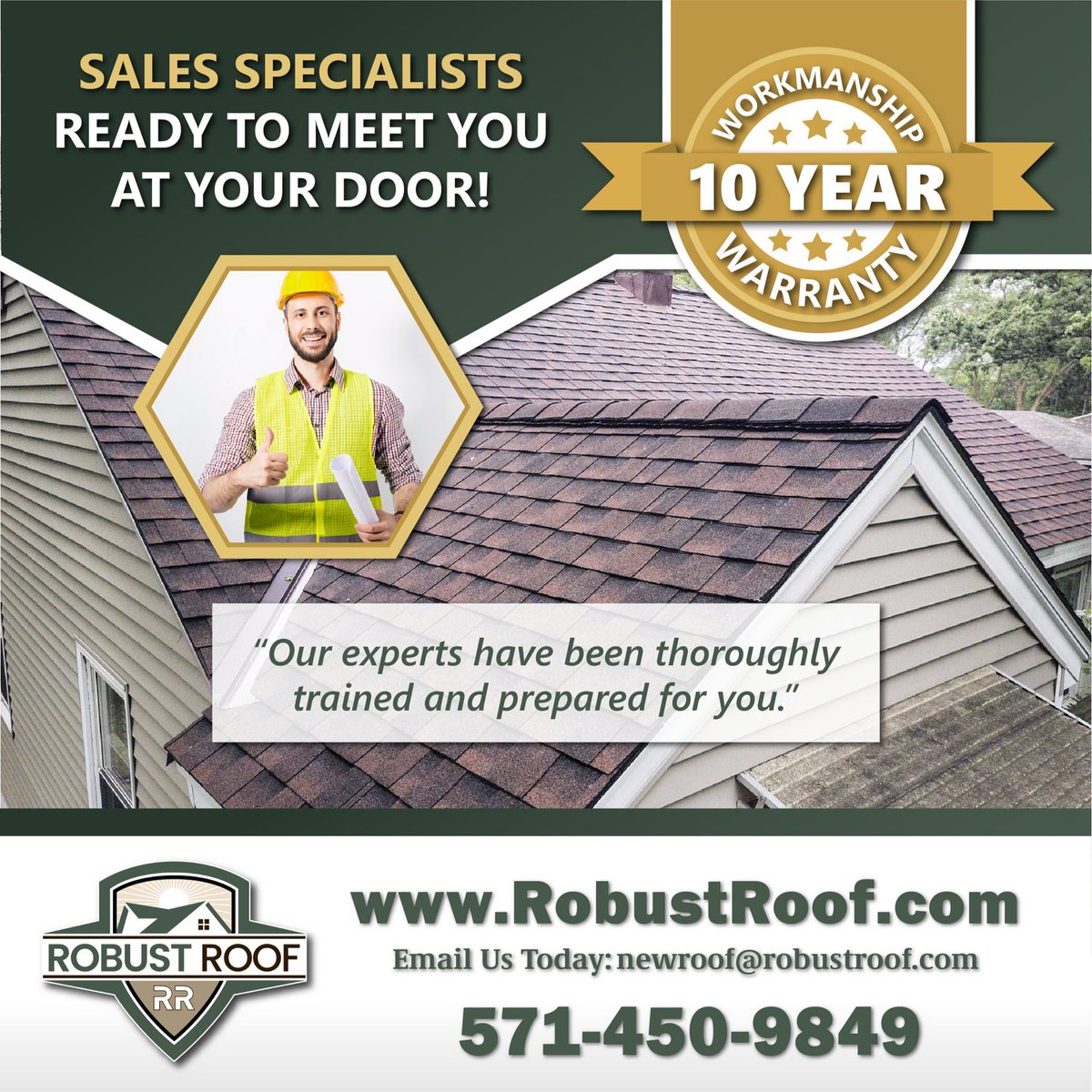 RobustRoof's tweet photo. 🏡 Sales Specialist at Your Service! 🚪

Ready to meet you at your door for a FREE roof inspection, detailed report, and quote. Our workmanship comes with a 10-YEAR WARRANTY.

Contact us today to schedule your appointment. 🛠️🔍 #RoofInspection #HomeProtection https://t.co/IA8NIZp6xA