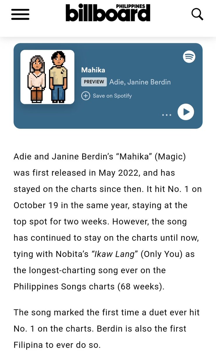mahika 🙌✨🫶

#Adie
#JanineBerdin
#BillboardPhilippines

spotify.link/erxGNZ9R3Db
