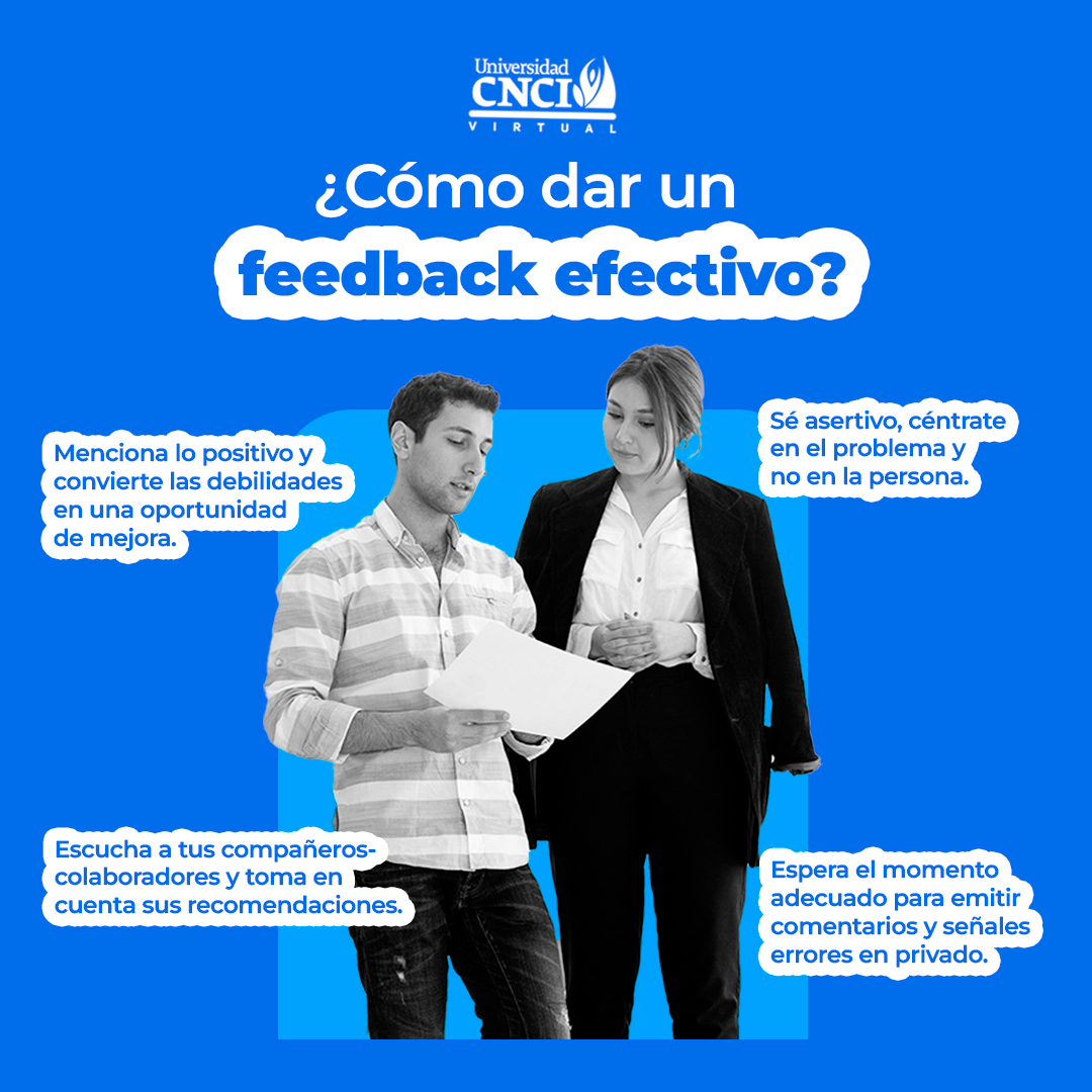 Descubre ¿Cómo dar un feedback efectivo a tus compañeros-colaboradores? ✨​

Recuerda que al dar un feedback efectivo hará crecer tu relación con tus compañeros y  colaboradores , permitiéndote adaptarte al cambio de tus necesidades y preferencias. 💻

#Feedback #OrgulloFénix