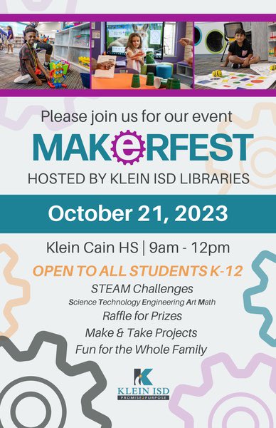 Makerfest is tomorrow!!! We hope to see you there!