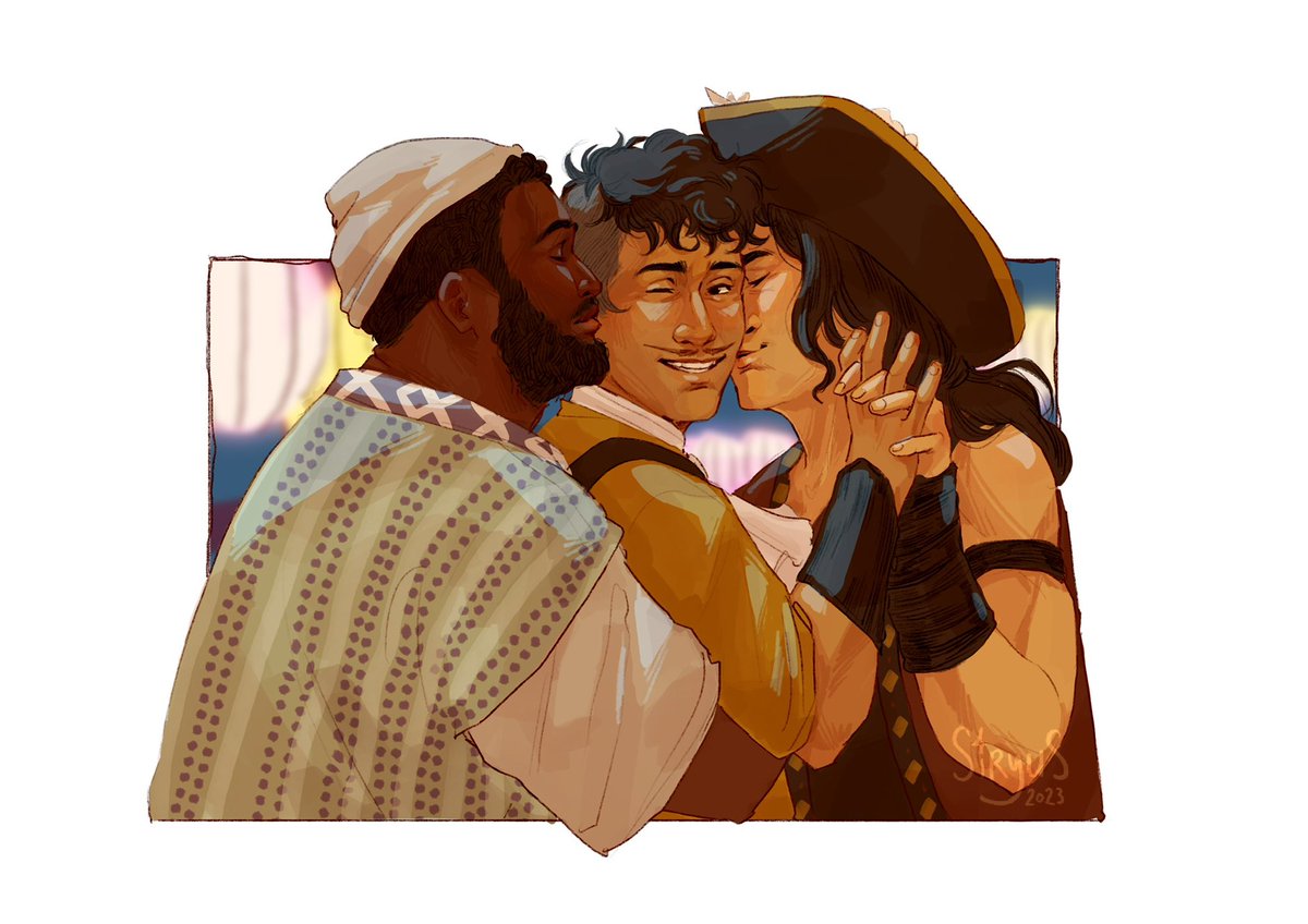 dark skin multiple boys dark-skinned male kissing cheek kiss hat facial hair  illustration images