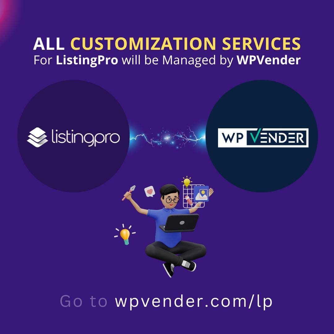 📢 Important Announcement!
<a href="/wpvender/">WPVender™ | End-to-end Enterprise WordPress Agency</a> is now the official white-label service provider for <a href="/listingprowp/">ListingProWP</a> #WordPressTheme .

Learn more wpvender.com/lp

#listingpro #wordpress #customization #WordPressPlugin #Webdesign #webdev #WebSummit
