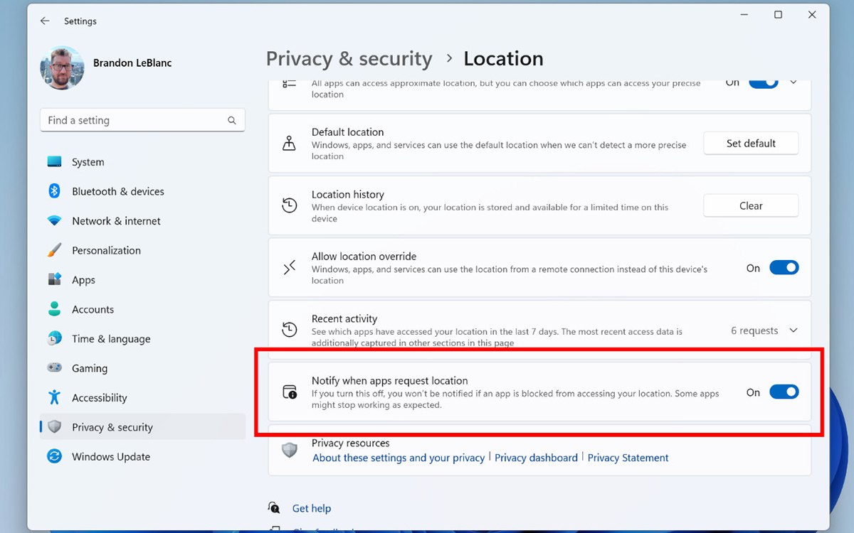 UnfoldsTech's tweet image. Dans un mise jour à venir, #Windows11 ajoute des #fonctionnalités de #contrôle plus précises pour décider quel programme peut accéder à votre #localisation.
💻 unfoldstech.com/featured/avec-…