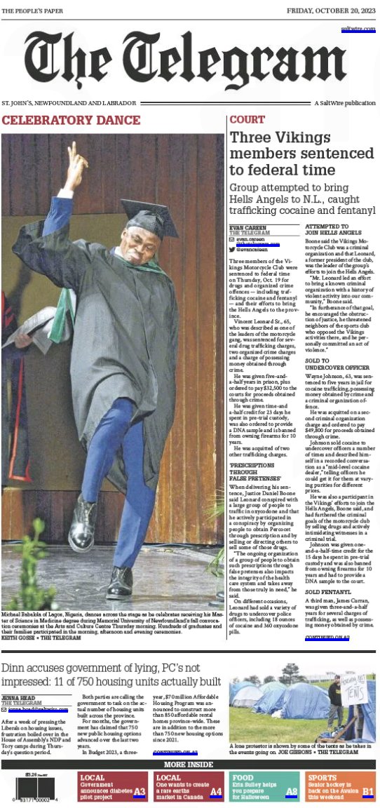 Michael Babalola (@michaelbo144) on Twitter photo Guess who made the headlines again.....Me!!! Thank you <a href="/StJohnsTelegram/">The Telegram</a> for being a part of my memorable moment.π Guess who made the headlines again.....Me!!! Thank you <a href="/StJohnsTelegram/">The Telegram</a> for being a part of my memorable moment.π