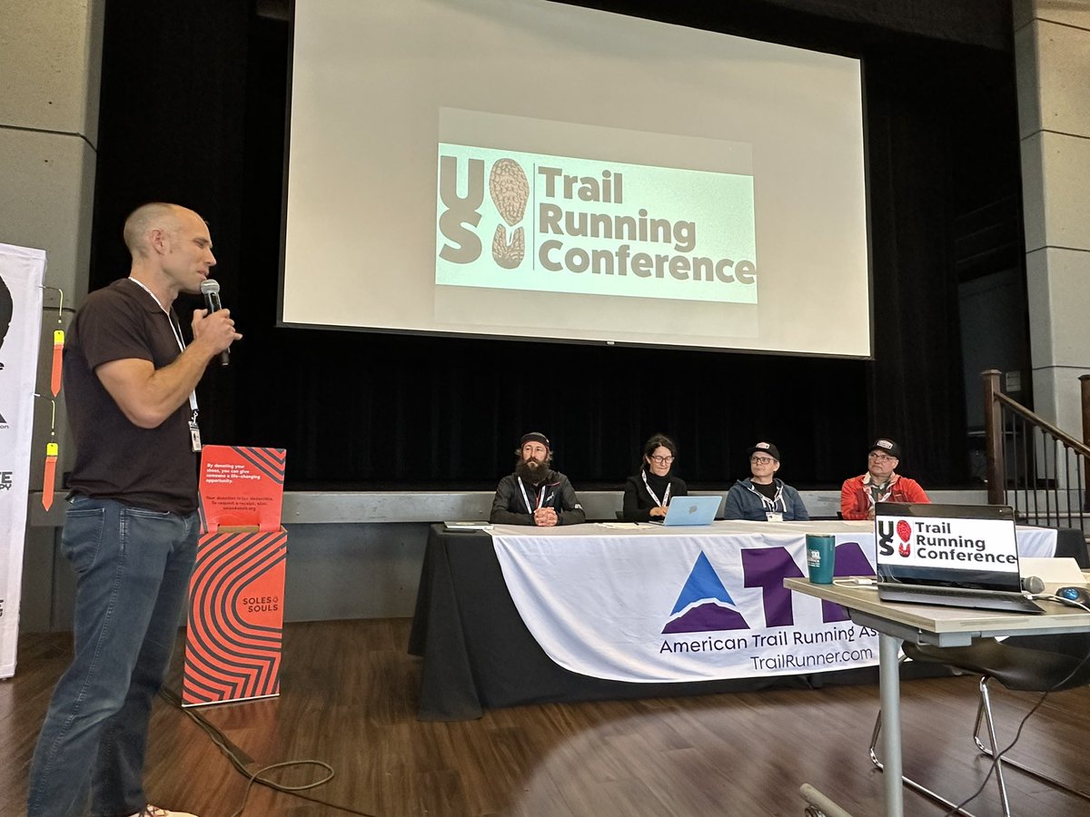 Presentations have started for @DarnTough pitch session @TrailConference #trailrunning