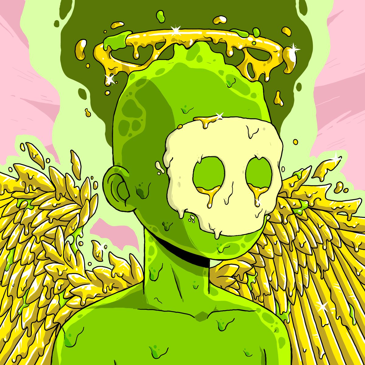 NFThuntin's tweet photo. New @GhostKidDAO art is fucking sick so hyped so many more grails #WAGBOO https://t.co/k1rVx4TN34