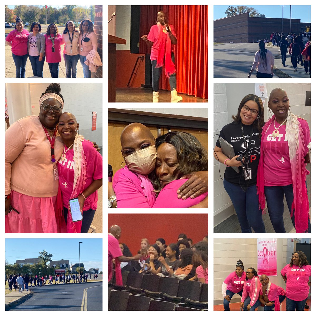 LMS_Hawks's tweet image. In October, We Wear Pink! So thankful to LMS Debutants for your leadership and Ms. Anita Cantrell for sharing your story and your strength with our students. #BreastCancerAwareness #LMSLEVELUP