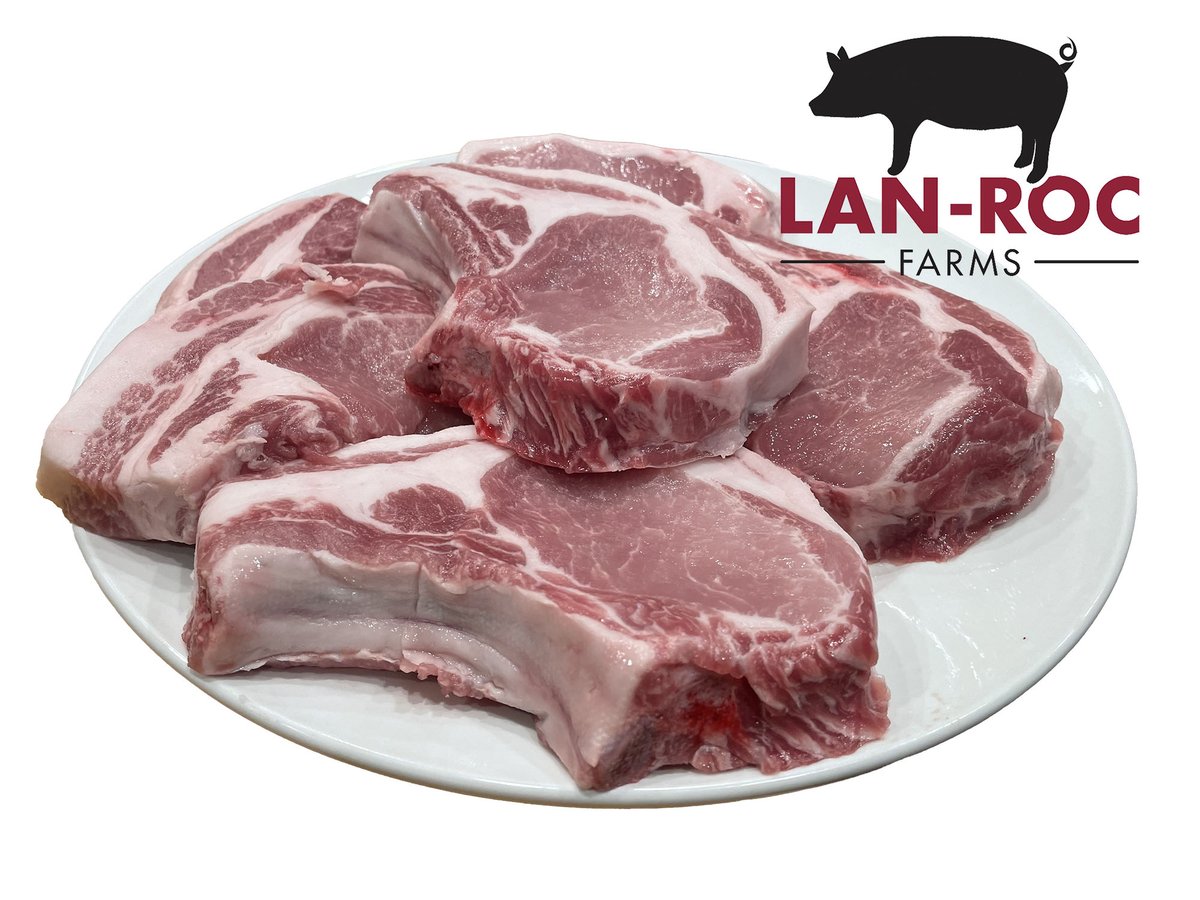 HamiltonMeats's tweet photo. Lan Roc hogs are raised in the Great Falls area of Montana by families and ranchers who are committed to animal husbandry and stewardship. The program has been producing old-world quality pork for over 20 years. And it tastes as good as it looks! https://t.co/16qcMrMsMT