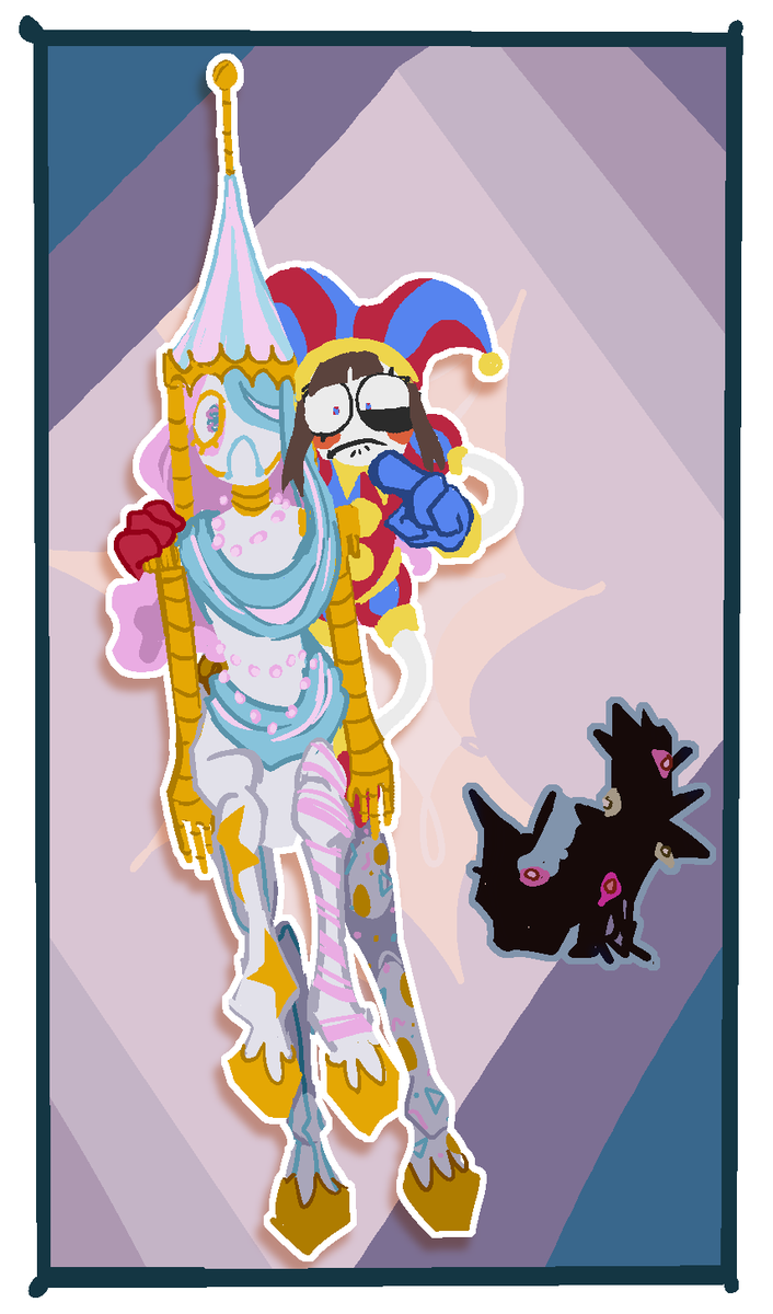 onepeachymo's tweet photo. amazing digital circus oc... they r based off of a carousel n cotton candy...

#TheAmazingDigitalCircus #tadcoc https://t.co/PFdeoFr2Cd
