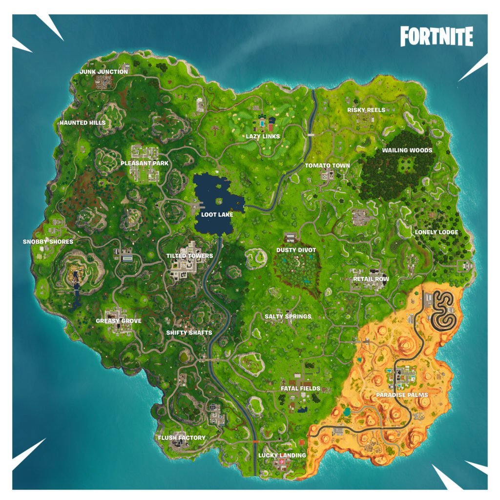 Fortnite raiz? Temporada 5 Capítulo 1 traz mapa original de volta