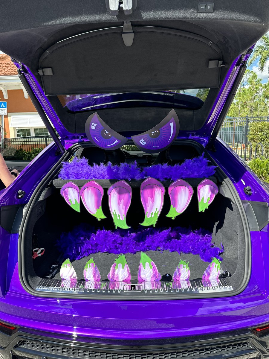 Trunk or Treat in the Purple Monster!