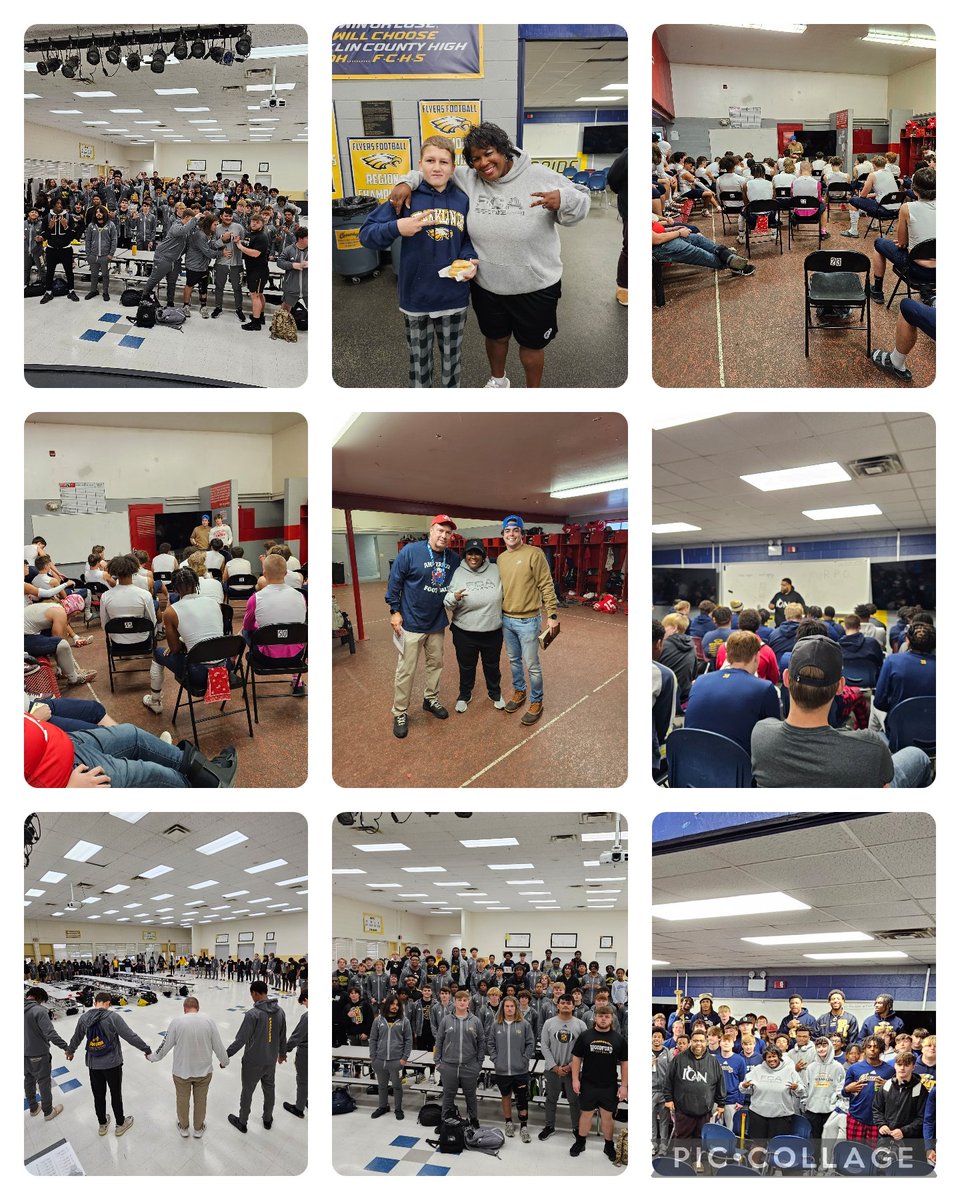 #FellowshipofChristianAthletes Fun Friday FOOTBALL  #AndersonCountyHighSchoolFootballFCA🏈 <a href="/trosperbuchanan/">Trosper Buchanan</a> AMAZING Devotional! #WoodfordCountyHighSchoolFootballFCA🏈 and #FranklinCountyHighSchoolFootballFCA🏈 <a href="/centralkyfca/">Central Kentucky FCA</a>