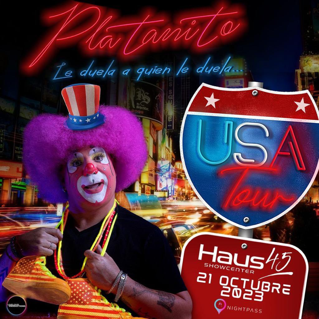 Andamos de gira, nos vemos el sábado en Woodland, Tx.
Consigue tus accesos 👉 nightpass.us/platanito-USA