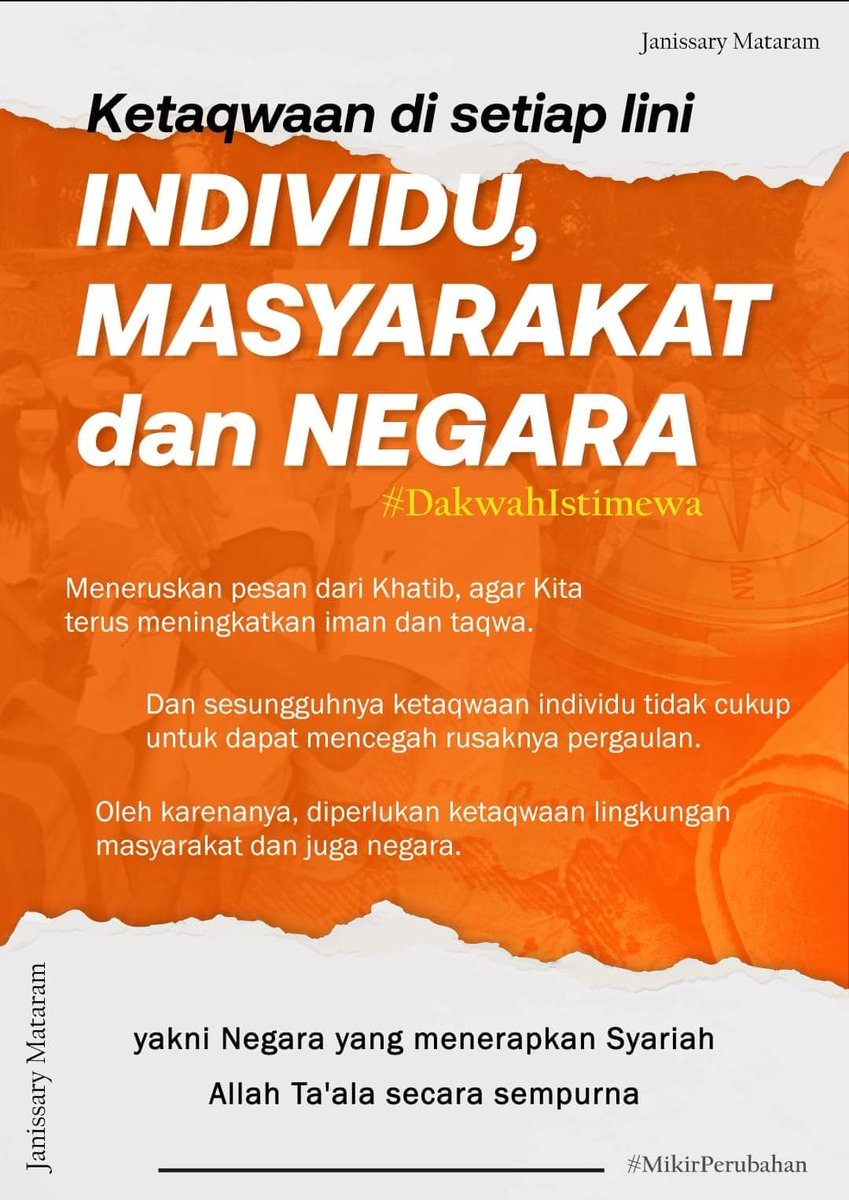 Penjagaan taqwa sampai pada level negara