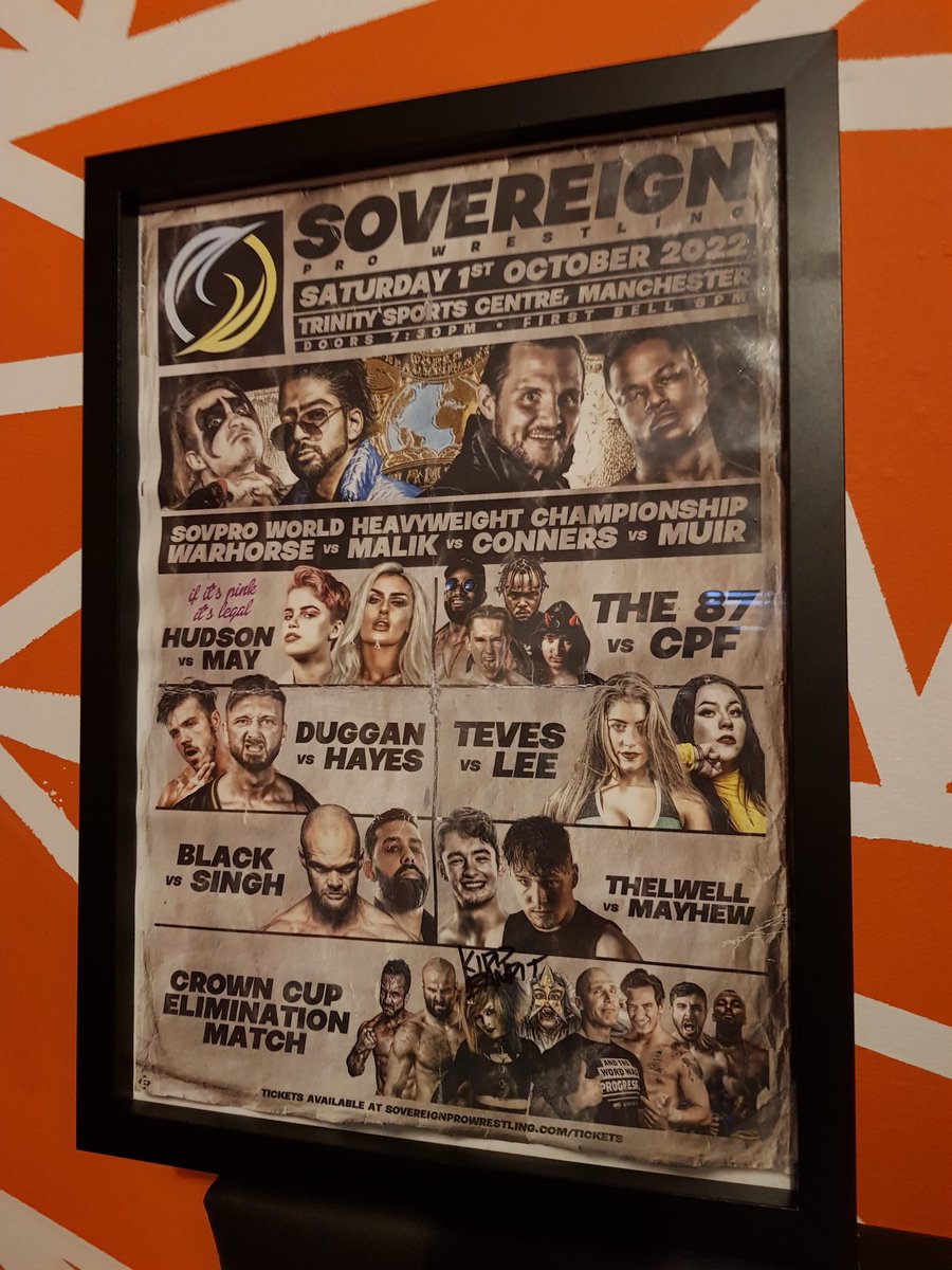 BrokenGladius's tweet photo. In just over a year.
@sovpro 3x
@NORTH_NCL 8x
@FutureShockWres 2x
@RevProUK
@AEW #AllIn
All because I went to #FirstReign and got reminded how brilliant live Wrestling can be.
#2ndReign on Sunday. Lets keep it going.
Thanks for relighting the fire @sovpro @ShottyHorroh https://t.co/huQJf9GQIg
