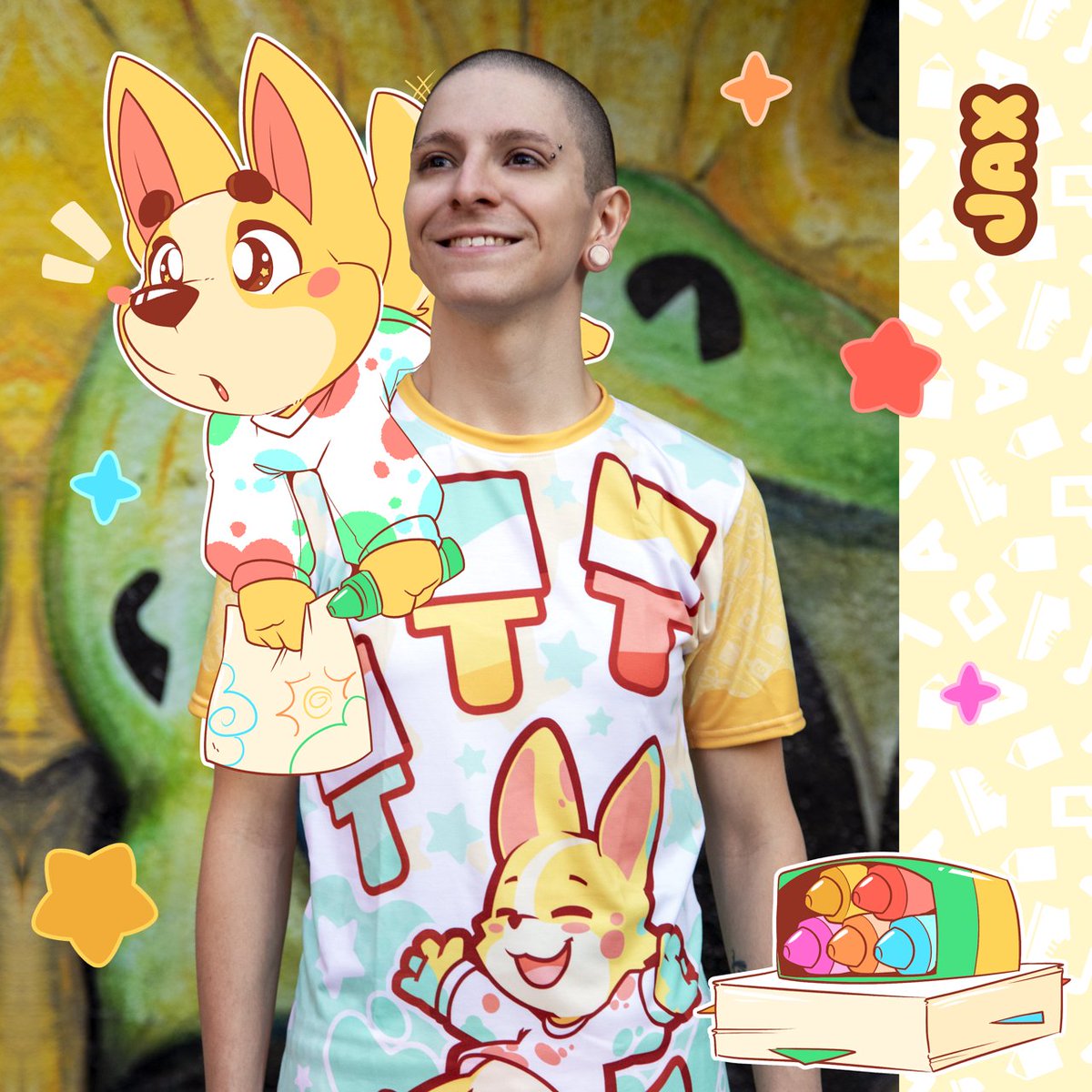 ✨Every master artist started as a beginner. Jax can help! Pick up a crayon, find a canvas, and begin! Made a mistake? Try Again with the new Jax All-Over Print shirt!🖍

#TryAgains #LearnPlaywear #TeamJax

heykid.do/jax-shirt