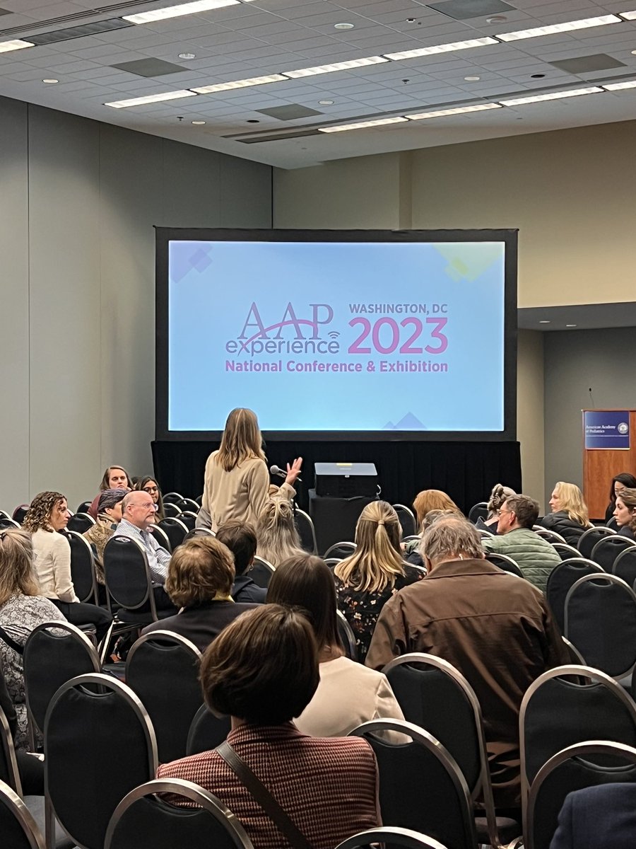 The one and only @AnnieAndrewsMD speaking to the #AAP2023 group of firearm injury prevention SIG members about amazing things on the horizon. 

Oh and getting a round of applause just for being her. Because 💁🏻‍♀️