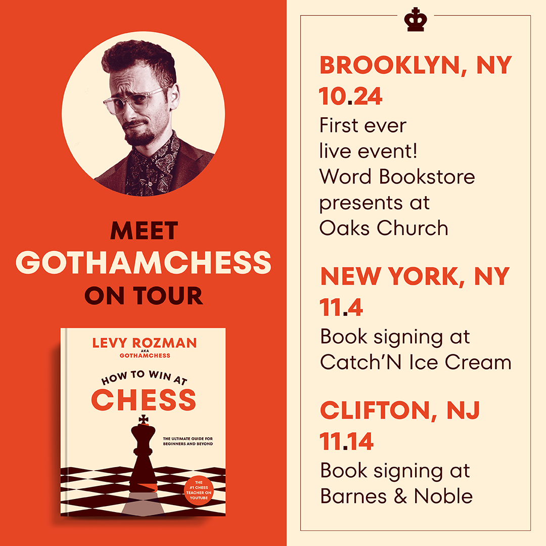 Gothamchess's new book made it to No.1 on 's best-seller lists