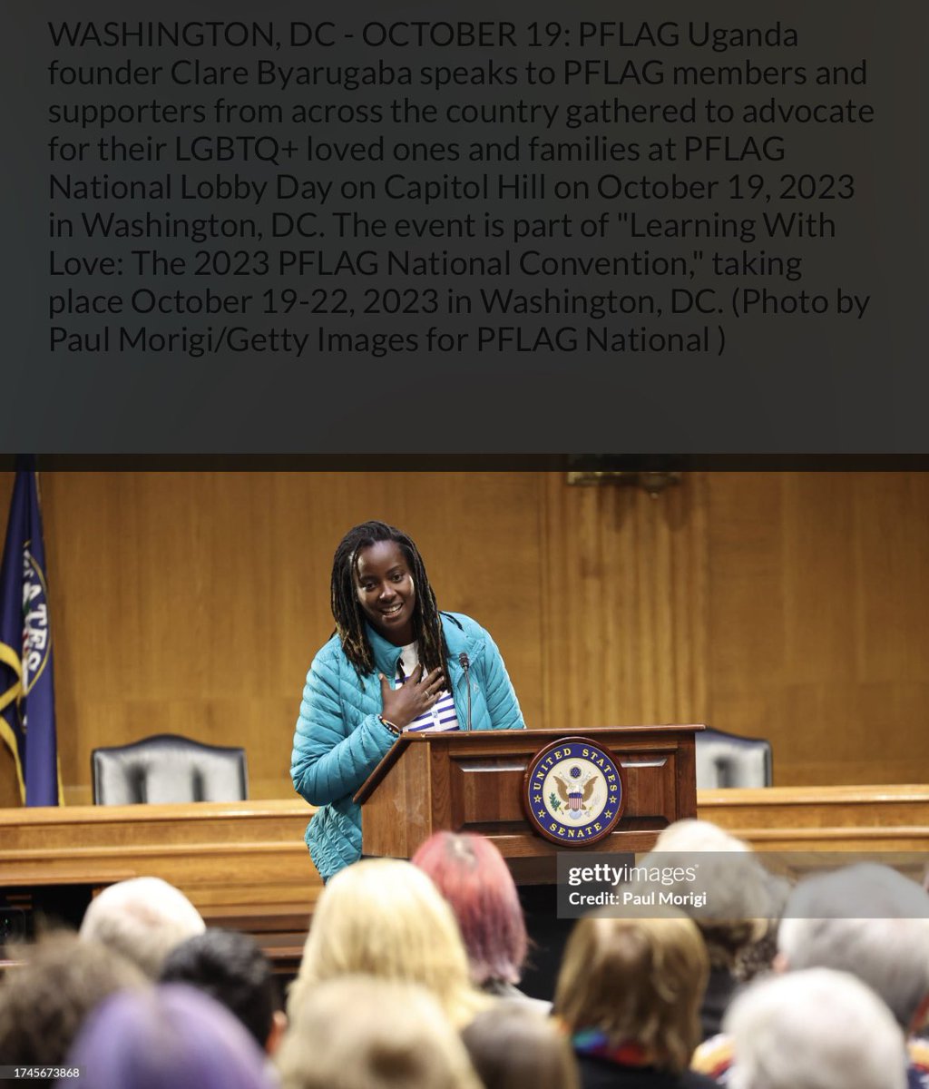 Clare Byarugaba (@clarekabale) on Twitter photo So honored to be part of the 50th Anniversary of <a href="/PFLAG/">PFLAG National</a>. As founder of Pflag-Uganda, Iam thrilled to be a delegate alongside 350+ parents that choose to love and fight for their LGBTIQ+ children everyday! <a href="/FLOTUS/">First Lady Melania Trump</a> reaffirmed unconditional support from the US gov’t🇺🇸#RepealAHA23 So honored to be part of the 50th Anniversary of <a href="/PFLAG/">PFLAG National</a>. As founder of Pflag-Uganda, Iam thrilled to be a delegate alongside 350+ parents that choose to love and fight for their LGBTIQ+ children everyday! <a href="/FLOTUS/">First Lady Melania Trump</a> reaffirmed unconditional support from the US gov’t🇺🇸#RepealAHA23