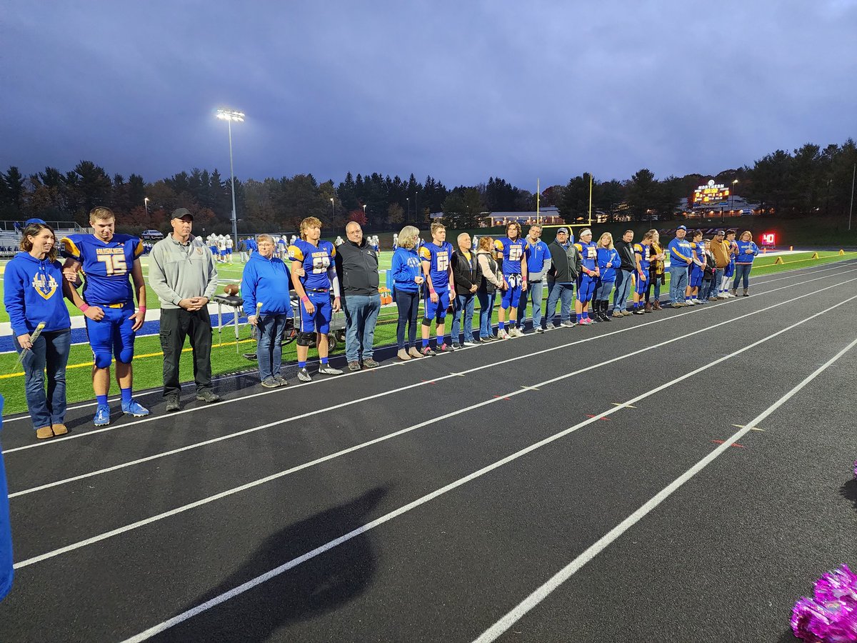 Tonight, the Northern Huskies (4-3) celebrate senior night as they welcome the Allegany Campers (5-2). 

The winner of this game will have the driver's seat for the 3 seed in the 1A West Region playoffs.