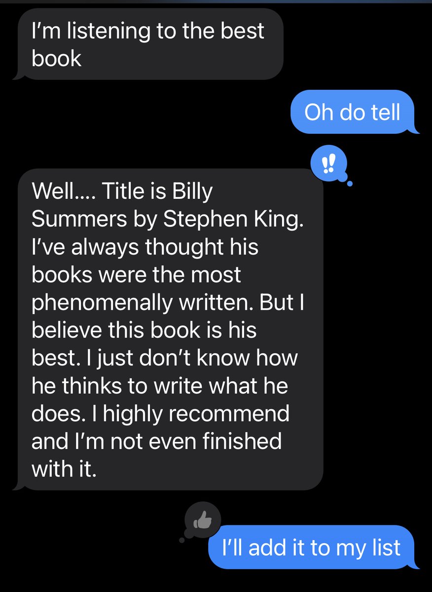 rbjosey's tweet photo. @StephenKing Mom thinks you’re phenomenal https://t.co/lKCVqH0Z9X
