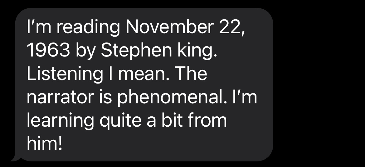 rbjosey's tweet photo. @StephenKing Mom thinks you’re phenomenal https://t.co/lKCVqH0Z9X