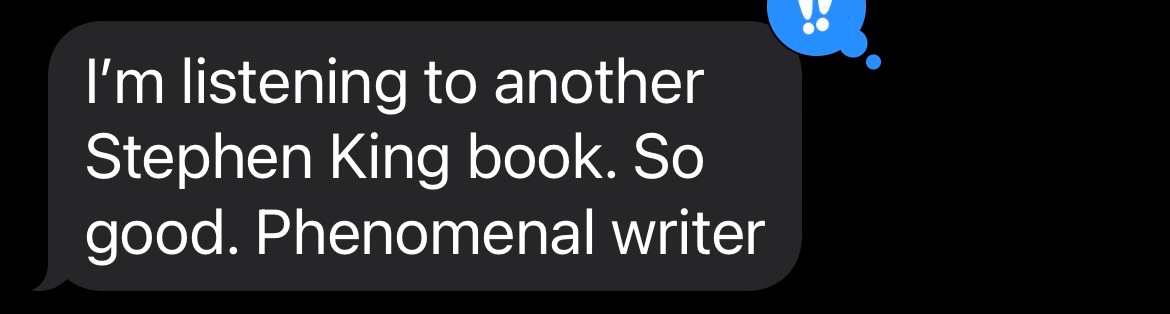 rbjosey's tweet photo. @StephenKing Mom thinks you’re phenomenal https://t.co/lKCVqH0Z9X