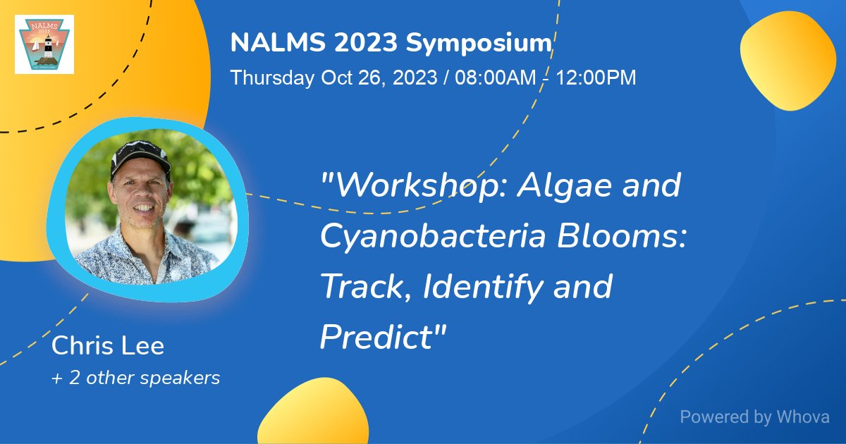 We're headed to Erie for #NALMS2023 — and running a workshop while we're there! Come out and learn about algal bloom tracking and prevention technologies with us, @phytoxigene and @FlowCam
, and make sure to stop by our booth!