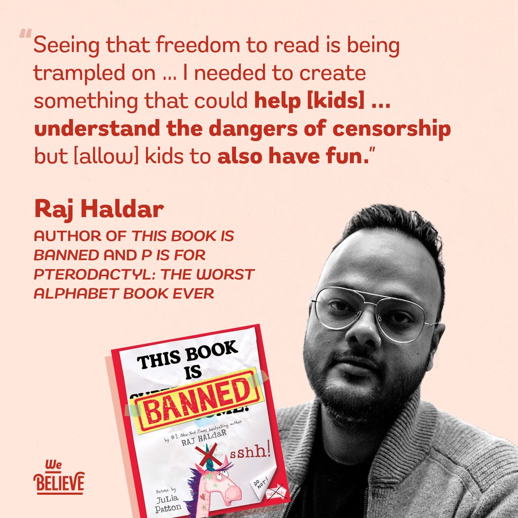 “This Book Is Banned” introduces kids to the value of freedom. The picture book is about bans on random things like unicorns and avocados to mock censorship as an excessive, dangerous measure. Read more about the idea behind author Raj Haldar’s new book: gpb.org/news/2023/10/0…