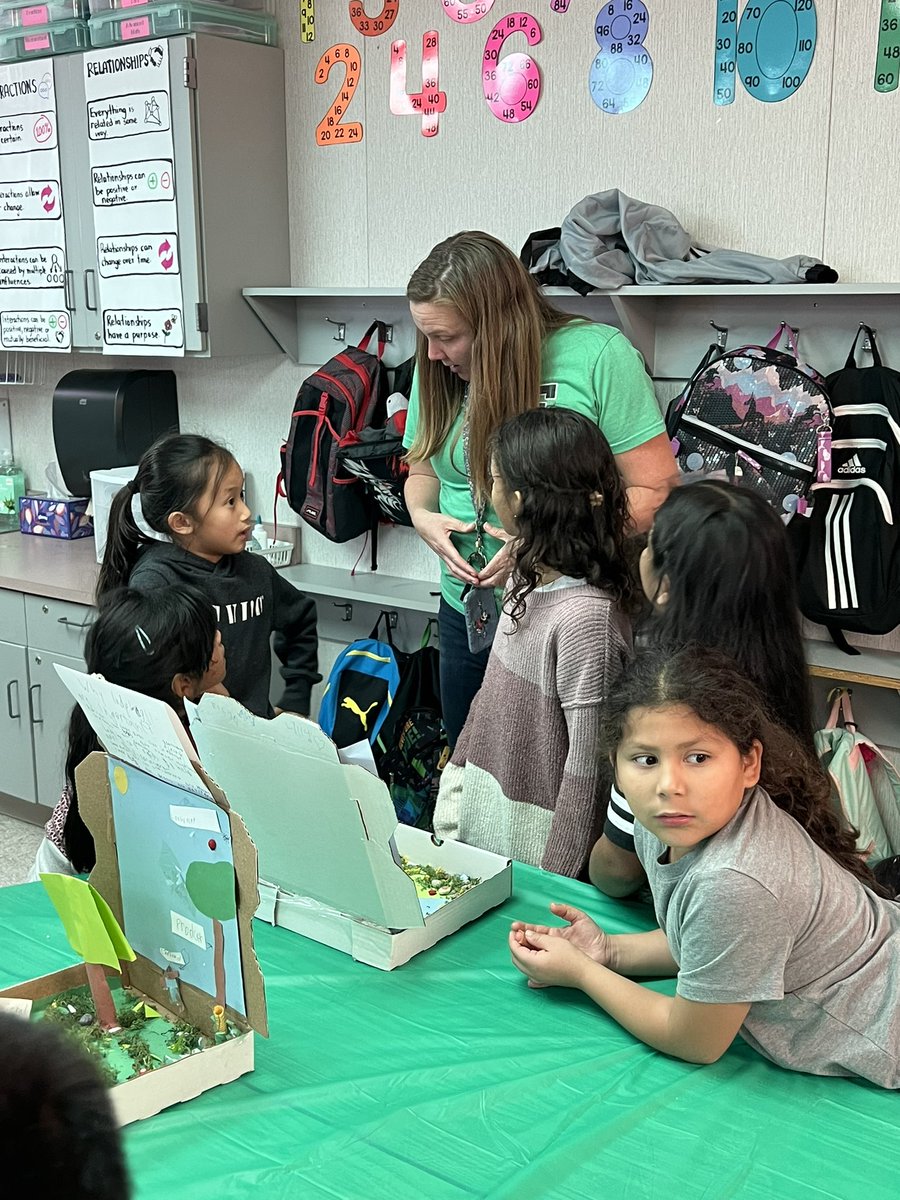 3rd grade entomologists shared their ladybug exhibits today.  They loved having so many visitors visit our museum. <a href="/ForestdaleES/">Forestdale ES</a> #ForestdaleStrong