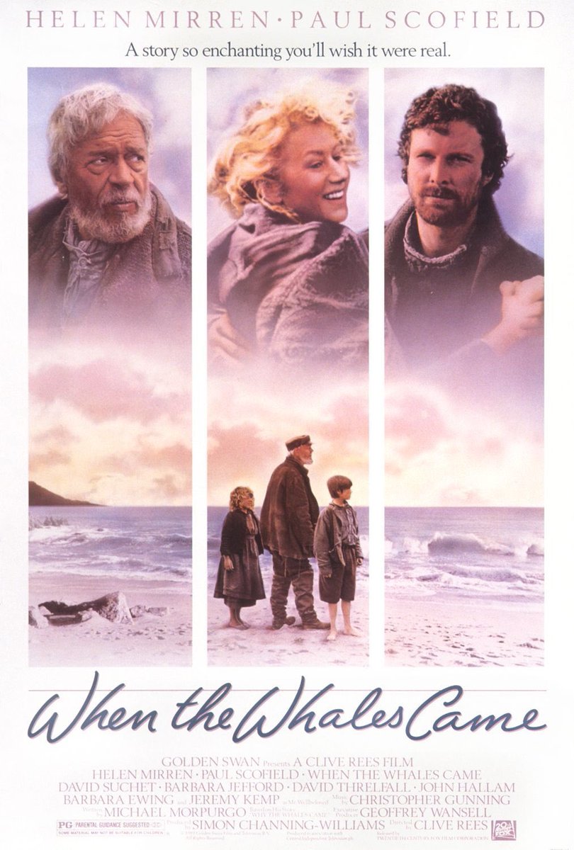 🎬MOVIE HISTORY: 34 years ago today, October 20, 1989, the movie ‘When the Whales Came’ opened in theaters!

#PaulScofield #HelenMirren #DavidSuchet #BarbaraJefford #DavidThrelfall #JeremyKemp #JohnHallam #BarbaraEwing #HelenPearce #MaxRennie #DexterFletcher #CliveRees