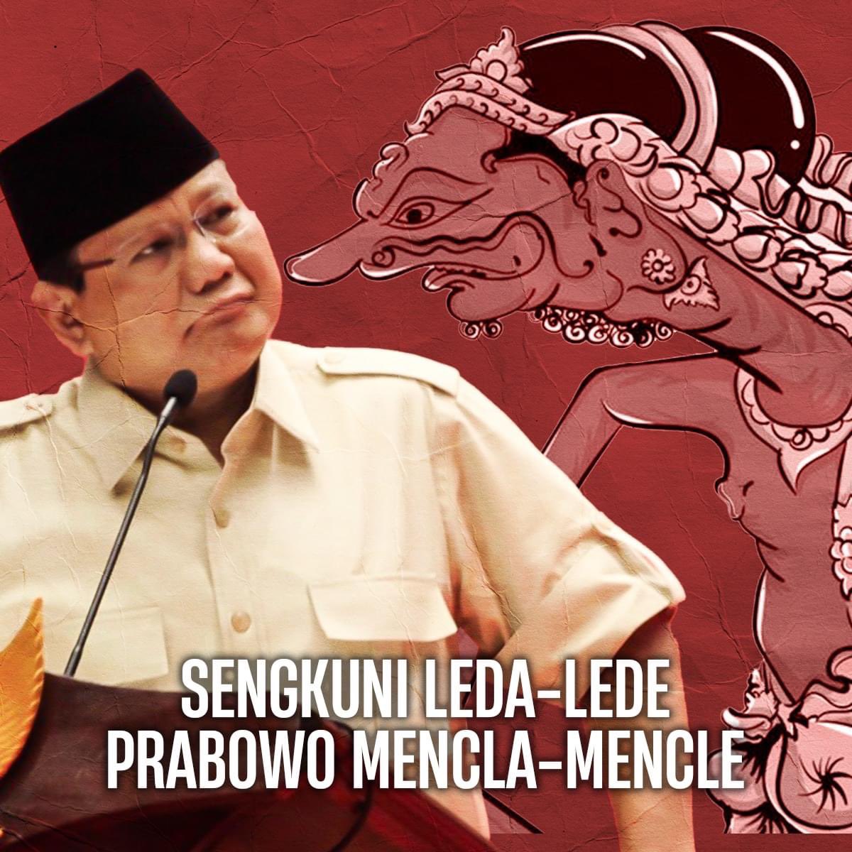 Sengkuni leda-lede. Prabowo mencla-mencle

Oleh : Bonbon
Di Solo

Sengkuni dalam epos mahabarata maupun didalam pewayangan jawa dikisahkan sebagai tokoh yang bersifat antagonis, licik dan sangat manipulatif. Tak sampai disitu sifat antagonis nya seringkali mempengaruhi pemikiran