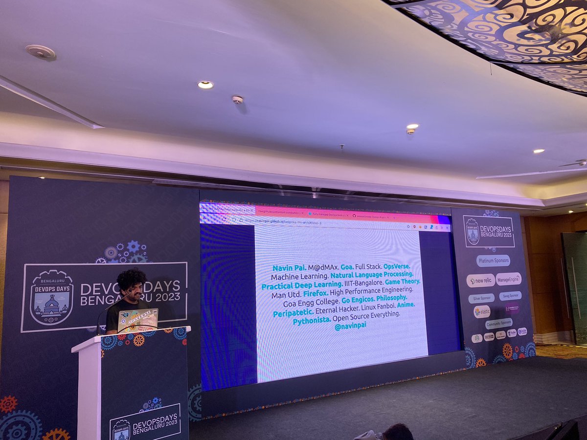 devopsdays_blr's tweet image. Second day of #DevOpsDaysBLR has kicked off!

@navinpai is starting with Bespoke LLM Architectures for a K8s World.