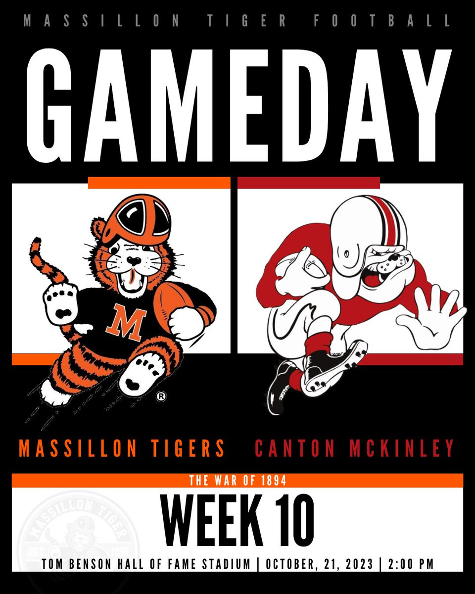 BEAT CANTON MCKINLEY! #GOTIGERS
