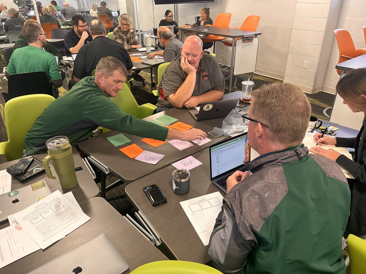 MrsHostutlerELA's tweet image. Spent a wonderful morning with Steele teachers leading a PD session on Evidence-Based Vocabulary Instruction. #morphemes #semanticmapping #explicitinstruction #scienceofreading