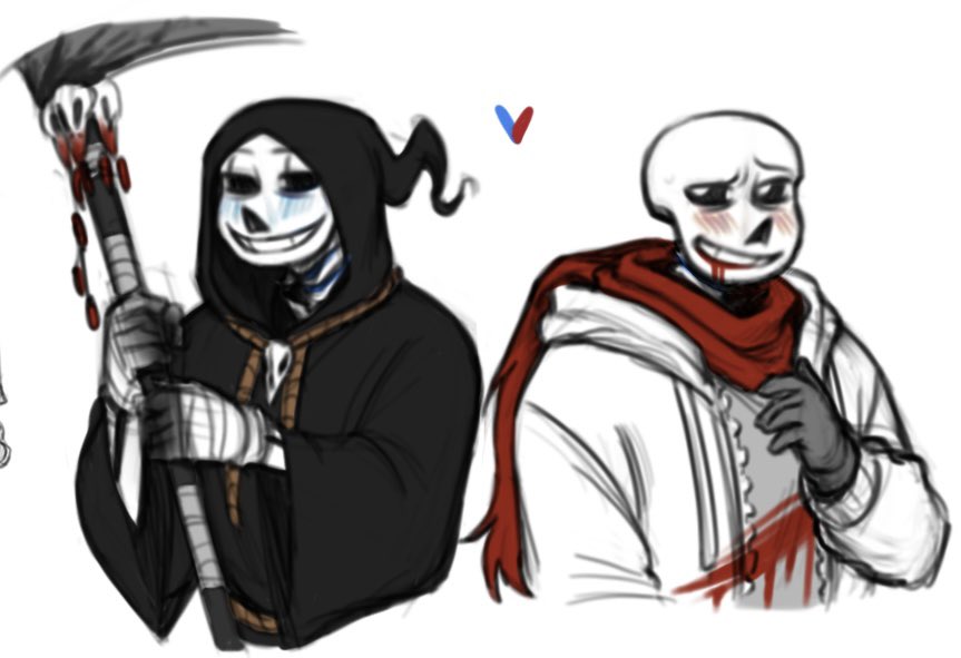 Mas dibujos de los sansssssssssss Au’s #afterdeath #sansclassic #swapsans #Reapersans #genosans #FanGirl #undertaleAUs