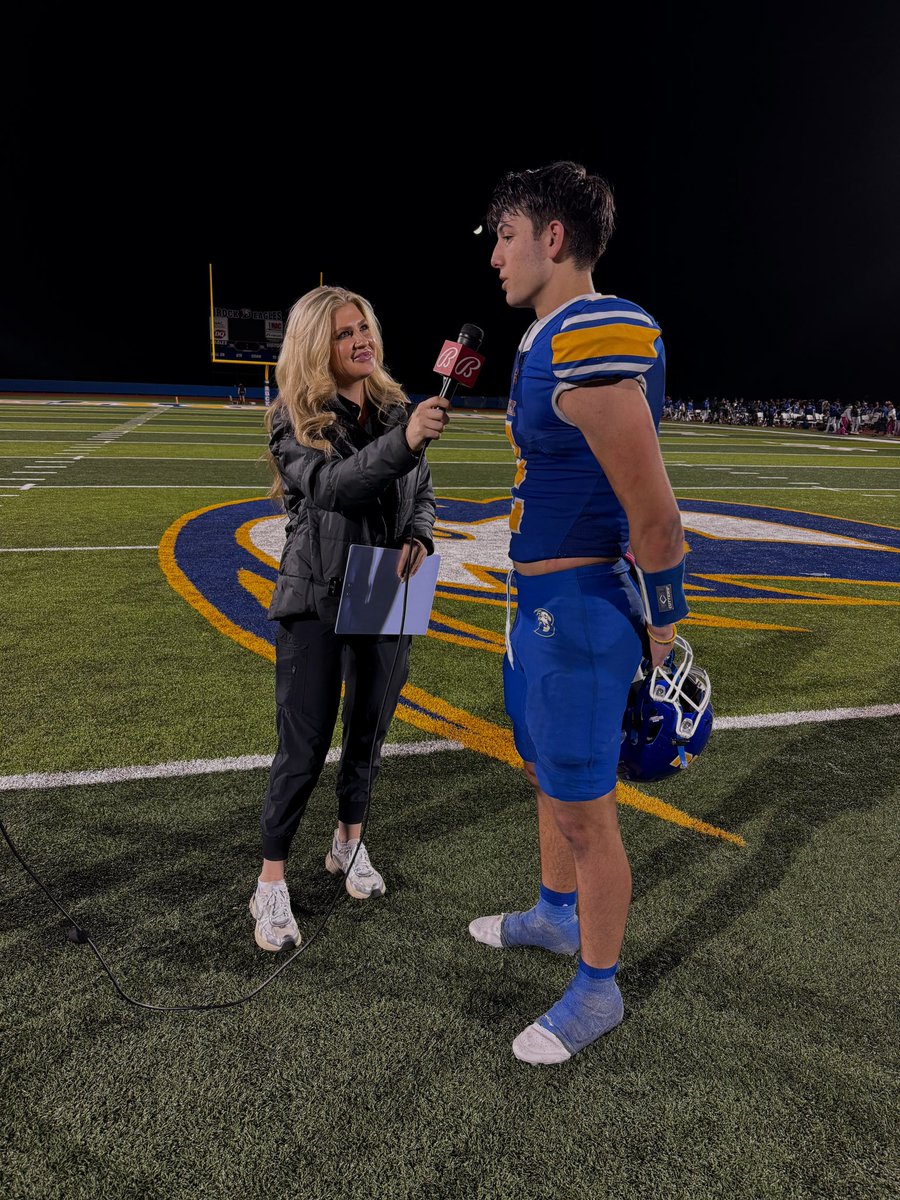 _abigaiiiil's tweet photo. “Dont be satisfied.” 

3 Weeks until Playoffs, @brock_football &amp; @brodyw_7 are one step closer to State. #TXHSFB https://t.co/QMrv2JHIj2