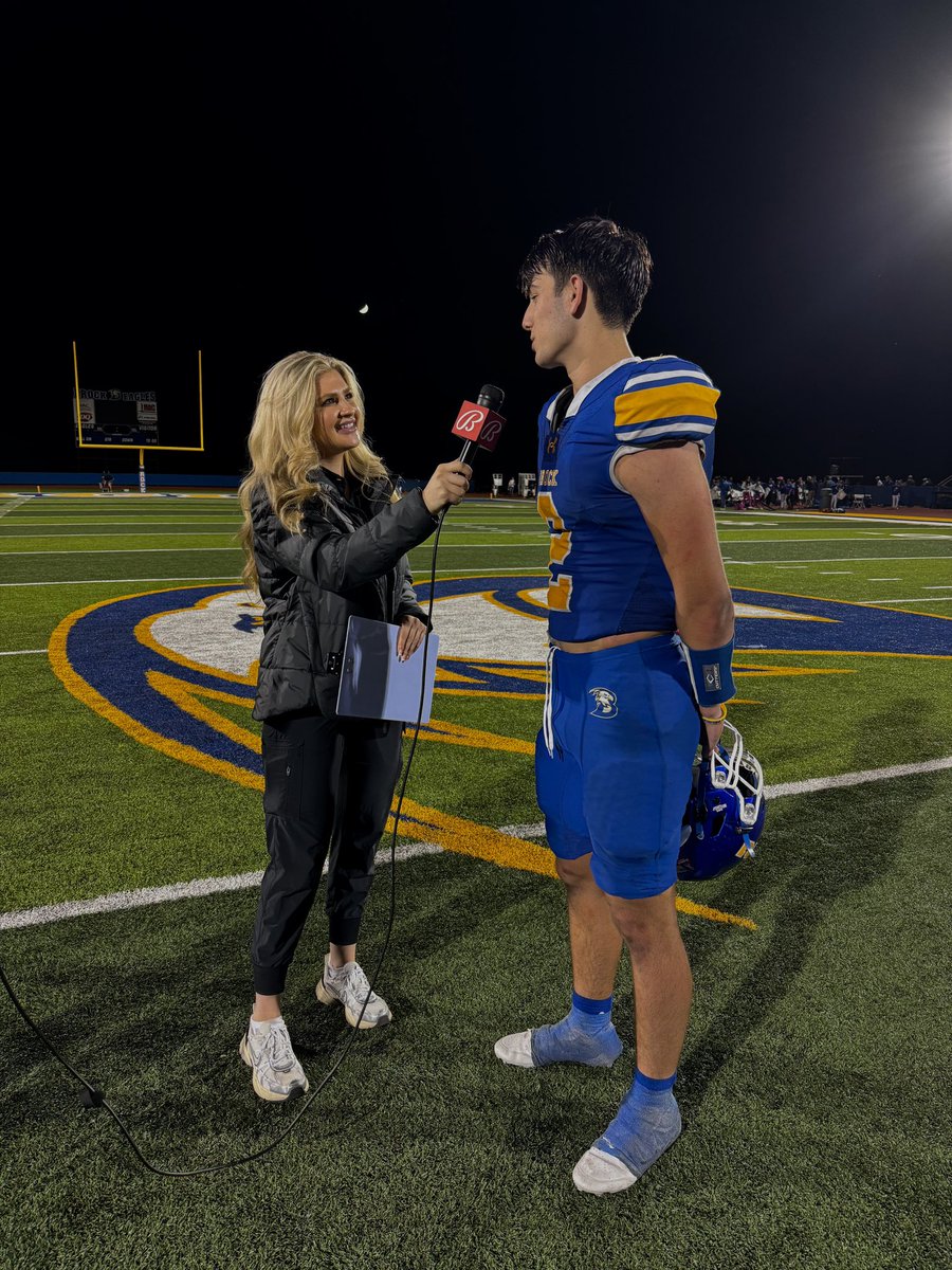 _abigaiiiil's tweet photo. “Dont be satisfied.” 

3 Weeks until Playoffs, @brock_football &amp; @brodyw_7 are one step closer to State. #TXHSFB https://t.co/QMrv2JHIj2
